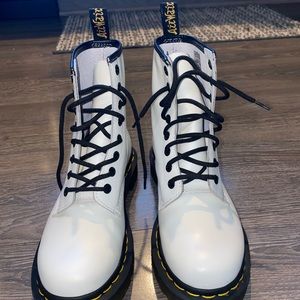 White Dr Martens